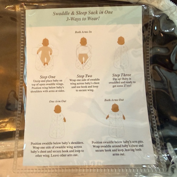 Dreamland Baby Weighted Sleep Swaddle Leaf Print - Picture 9 of 11